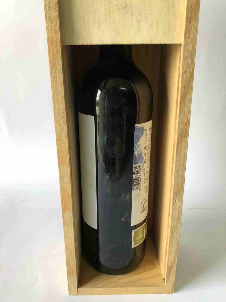 cajas de madera para botellas de vino individuales