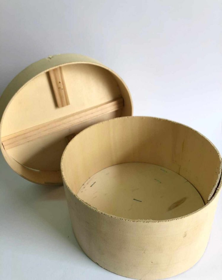 envase de madera ecológica para quesos