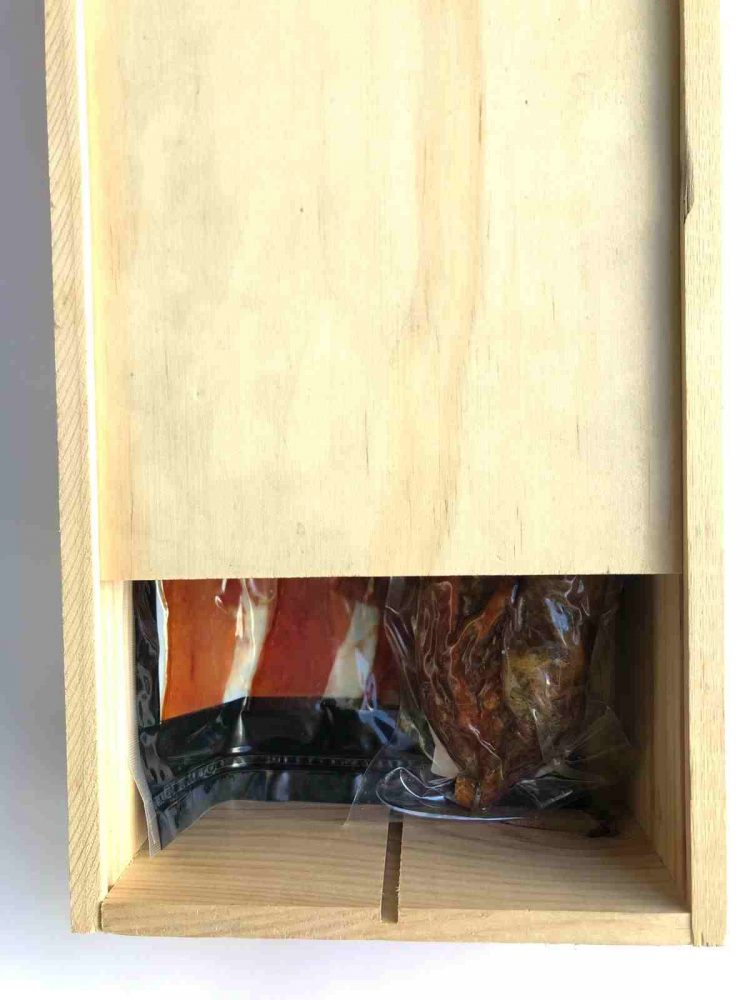 caja de madera para embutidos